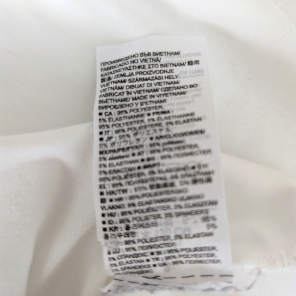 Gap Factory Dry Fit Girls T Shirt White Star Graphic Size S - Picture 3 of 5